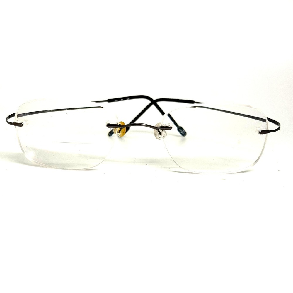 Marchon Airlock 2 Rimless Eyeglasses Frames Black 720 32 140 Minimalist Glasses